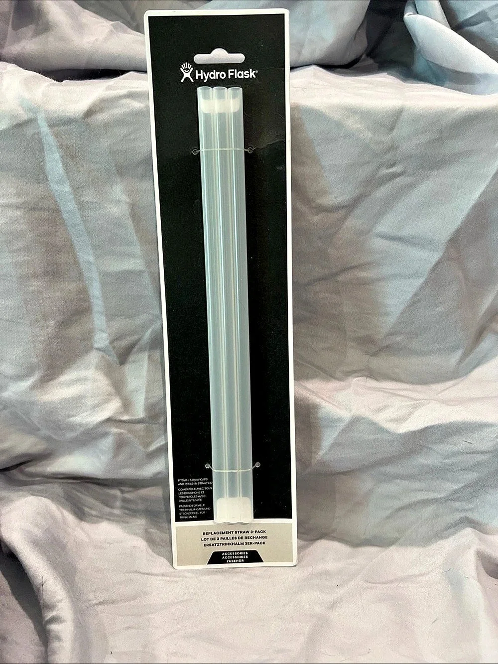Hydro Flask Replacement Straw 3-Pack Clear NWT